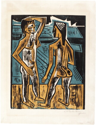Catalog image of max pechstein | zwiesprache (krüger h 228)