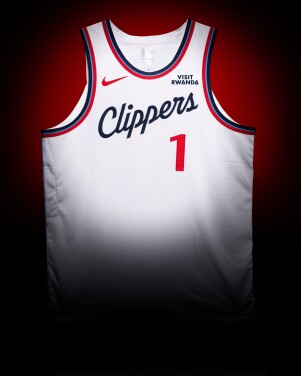 View 1 of Lot 8: James Harden Los Angeles Clippers 2025-2026 Game Worn Association Edition Jersey | Clippers Franchise Record 55 Points | 10 3-Pointers