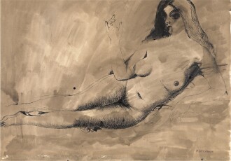 View 1 of Lot 466: Nu allongé