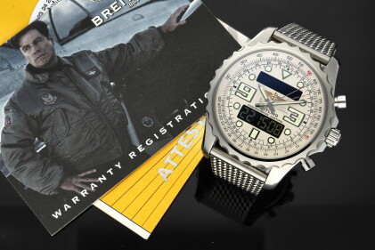 Catalog image of Reference A7836534/G705 Chronospace A stainless steel dual time split seconds c…