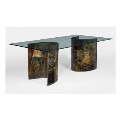 Catalog image of paul evans | dining table, model no. pe-24