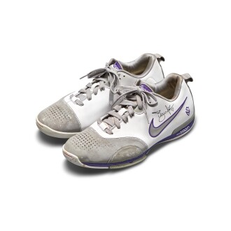 View 1 of Lot 811: Nike Steve Nash Dual Signed Game Worn Zoom BB 