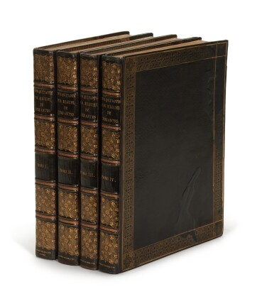 View 1 of Lot 134: Cervantes | Don Quixote, Madrid, Ibarra, 1780, 4 volumes, navy morocco gilt by Bozérian