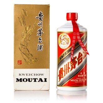 View 1 of Lot 702: Kweichow Flying Fairy Moutai 1980s 53.0 abv NV (1 BT54)
