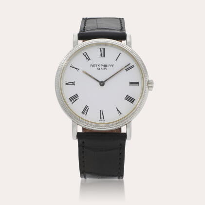 Catalog image of Clou de Paris Calatrava, Reference 5120G-001 | A white gold wristwatch | Circa 2002