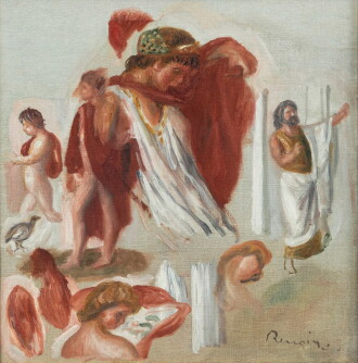 View 1 of Lot 8: Scène de Œdipe roi - Fragment