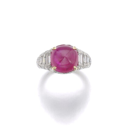 Catalog image of bulgari | ruby and diamond ring