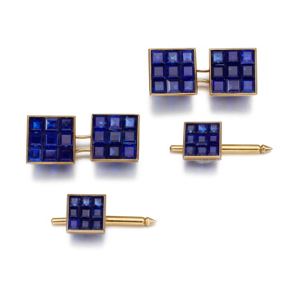 Catalog image of van cleef & arpels | sapphire dress set