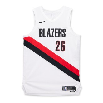 View 1 of Lot 59: Duop Reath Portland Trail Blazers 2025-2026 Game Issued Association Edition Jersey | Probable Wear