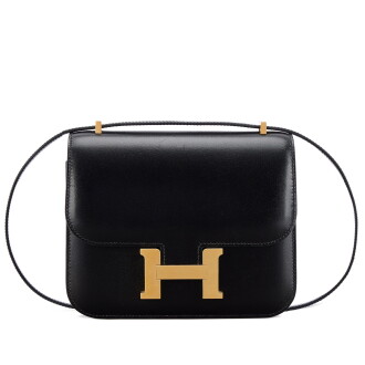 View 1 of Lot 513: Black Box Mini Constance 18 Gold Hardware, 2023