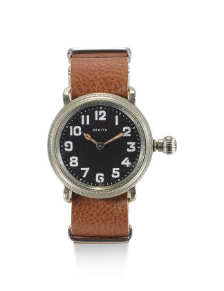 Catalog image of zenith | a stainless steel military wristwatch, circa 1940