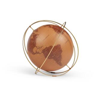 View 1 of Lot 115: Gold Printed Swift and Gold-Plated Stainless Steel Odyssée 24 Globe