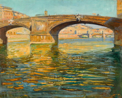 Catalog image of lucien-hector jonas | santa trinità bridge, florence