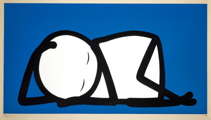 Catalog image of sleeping baby (nhs blue)