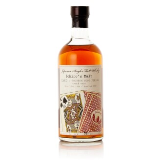 View 1 of Lot 6181: 羽生 Hanyu Ichiro's Malt Card Series King of Spades 57.0 abv 1986 (1 BT70)