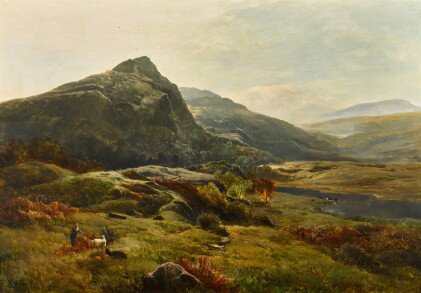 Catalog image of A Mountainous Landscape with Goats