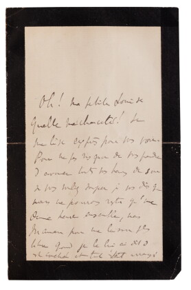 Catalog image of 2 lettres à Louisa de Mornand in "Lettres et vers à Mmes Hayman et Mornand" + p…