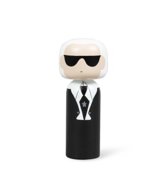 View 1 of Lot 1012: Becky Kemp and Lucie Kaas, a figure of Karl Lagerfeld | Becky Kemp et Lucie Kaas, figurine à l'effigie de Karl Lagerfeld