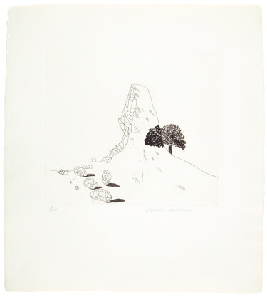 Catalog image of david hockney, r.a. | the glass mountain shattered (s. a. c. 101; mca tokyo 98)