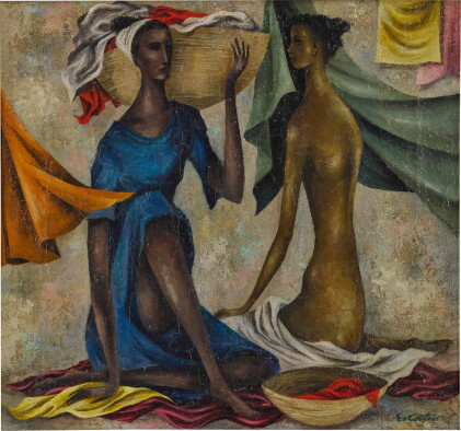 Catalog image of Untitled (Two Seated Figures)