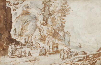 Catalog image of Mountainous Landscape with Travellers