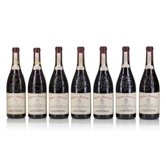 View 1 of Lot 609: Château de Beaucastel Rouge 1995-2004 (7 BT)