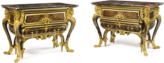 Charles-Guillaume Winckelsen French, 1812-1871 A rare pair of Lo