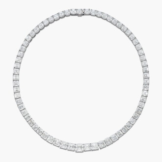 View 1 of Lot 5: Diamond Necklace  