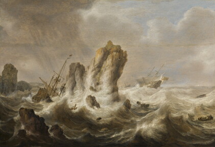 Catalog image of simon jacobsz. de vlieger | a shipwreck