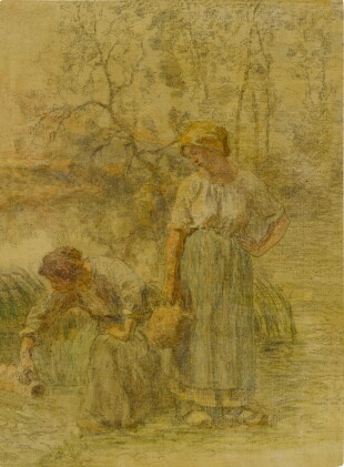 Catalog image of Two Peasant Girls