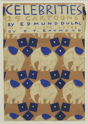 Catalog image of dulac, "celebrities", [c.1919], watercolour and gouache drawing