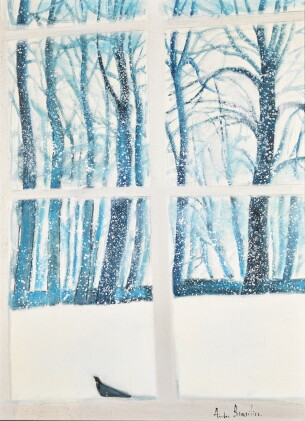 Catalog image of andré brasilier | fenêtre en hiver