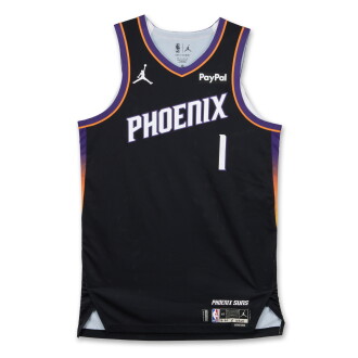 View 1 of Lot 7: Devin Booker Phoenix Suns 2025-2026 Game Worn Statement Edition Jersey 