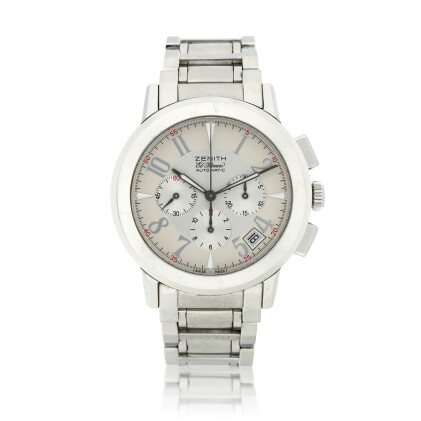 Catalog image of Reference 01/02.0451.400 El Primero A stainless steel automatic chronograph wri…