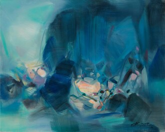 View 1 of Lot 745: Chu Teh-Chun 朱德群 | Doux avenir 溫和的展望