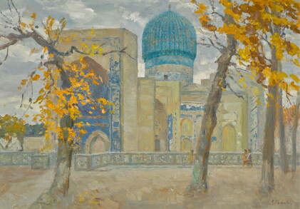 Catalog image of yakov markovich khaimov | two views of samarkand