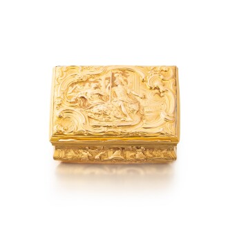 View 1 of Lot 1208: A gold snuff box, Francis Harrache, London, possibly 1754