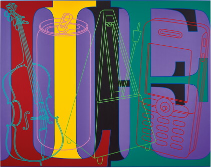 Catalog image of Michael Craig-Martin 邁克爾・克雷格・馬丁 | Untitled (Life) 無題（生命）