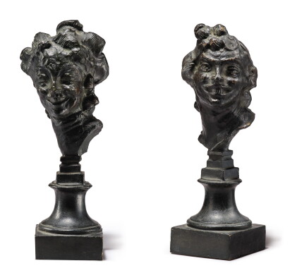 Catalog image of sold without reserve | emile antoine bourdelle | tête de rieuse sur piédouche, …