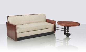 View 1 of Lot 407: Rare Sofa and Side Table