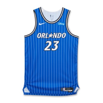 View 1 of Lot 61: Tristan Da Silva Orlando Magic 2025-2026 Game Worn Icon Edition Jersey 