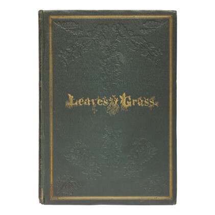  Leaves of Grass. Brooklyn: [For the author by Andrew and James Rome], 1855