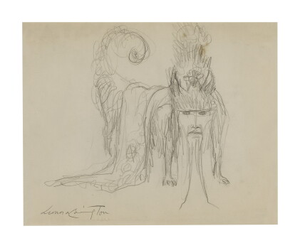 Catalog image of leonora carrington | study for "el ravorok"