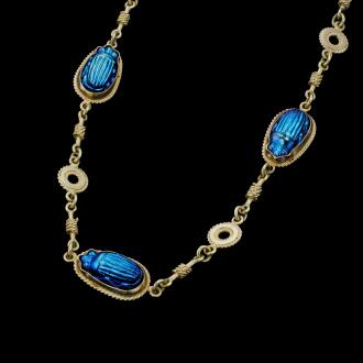 View 1 of Lot 512: "Scarab" Necklace