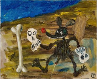 View 1 of Lot 3031: Rata Con Dos Craneos, Opera Bufa | 老鼠與兩個顱骨，喜歌劇