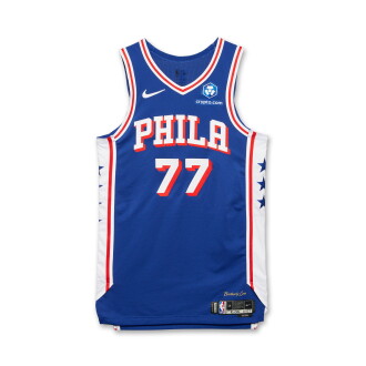 View 1 of Lot 1: VJ Edgecombe 'Rookie Year' Philadelphia 76ers 2025-2026 Game Worn Icon Edition Jersey | 3rd Career Game