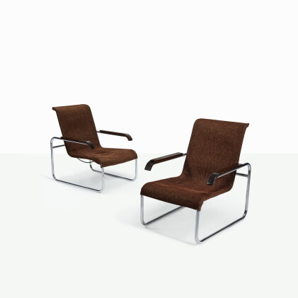 Catalog image of marcel breuer | pair of armchairs, model no. b35