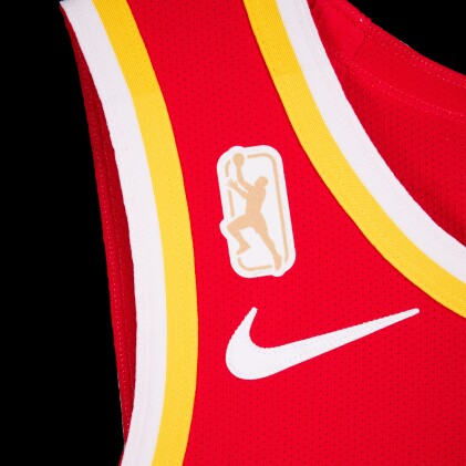 Dyson Daniels Atlanta Hawks 2025-2026 NBA Tip-Off Game Worn Icon Edition Jersey | Special Edition 'Most Improved Player' Trophy Patch