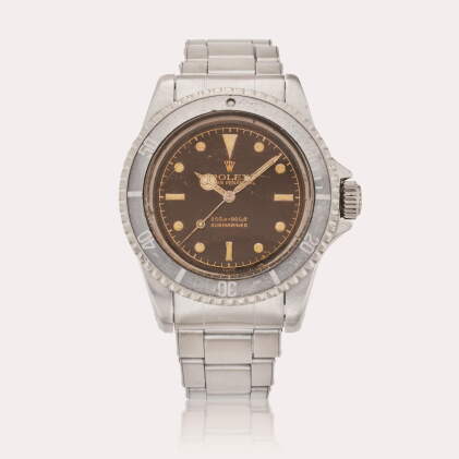Catalog image of Reference 5512 Submariner | A stainless steel automatic wristwatch with bracele…