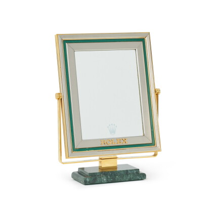 Catalog image of Retailer's Display Mirror, Ref. RMA 200 Stainless steel, gilt brass display mir…
